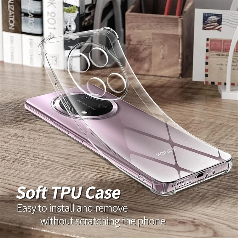 Ultra-Thin Clear Shockproof Silicone Case - Transparent Shell Cover
