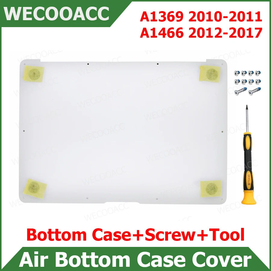 New Laptop Lower Base Case With Screw Screwdriver For MacBook Air 13" A1369 A1466 Bottom Cover 2010-2017 Year | Компьютеры и офис