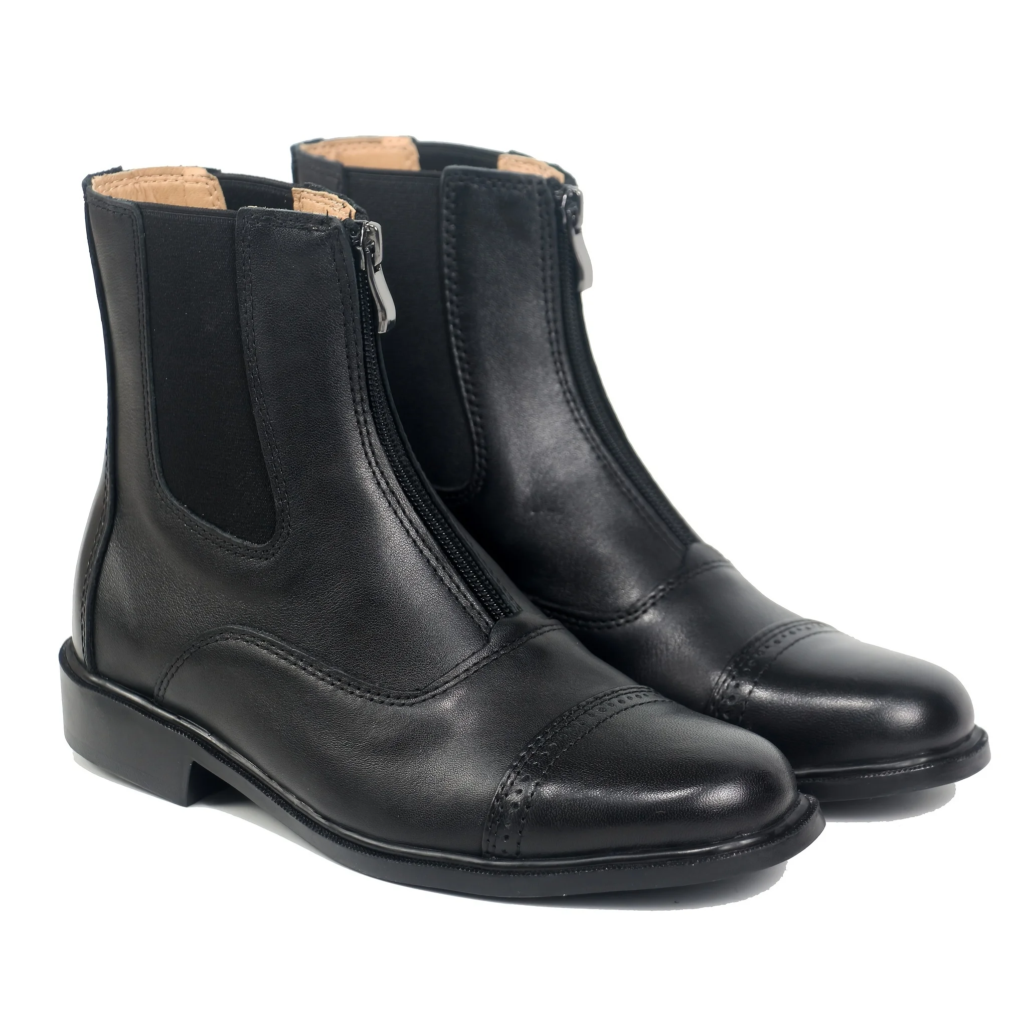 Aoud Horse Riding Boots Equestrian Boots Full Leather High Quality Zipper Shoes Men Women Paardrijden Laarze Horse Hootsn Halter 2