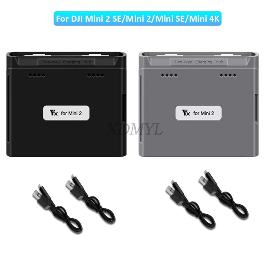 Chargeur Batterie Drone DJI Mini 2/Mini SE/Mini 2 SE/Mini 4K - Double Port USB-C