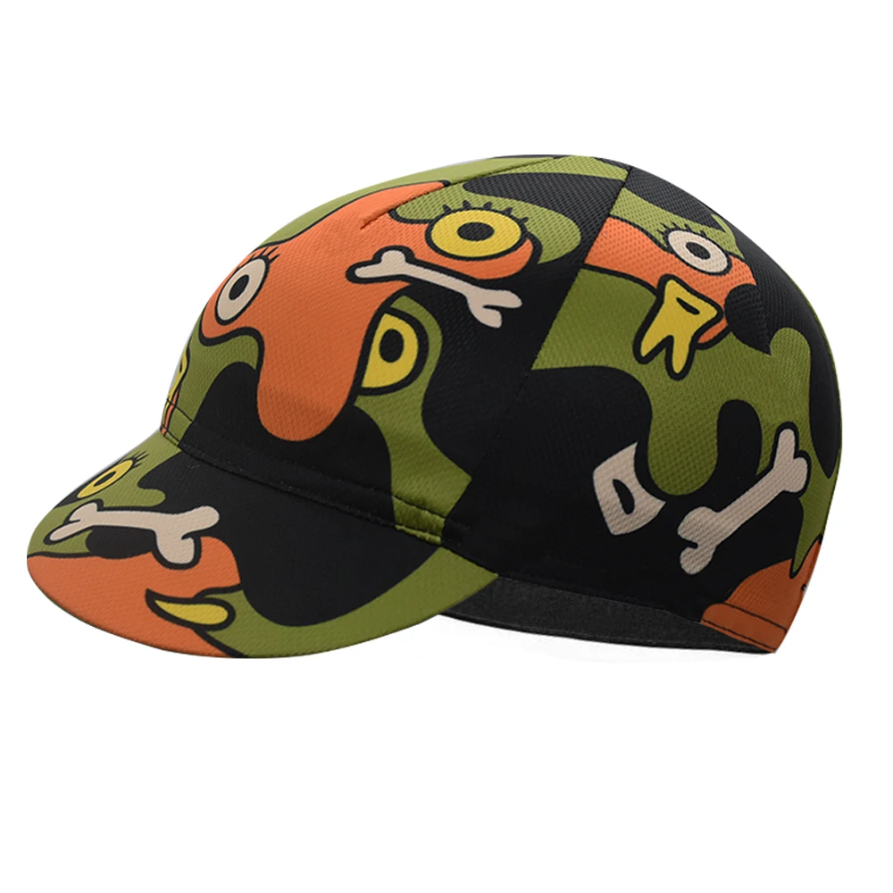 Cycling cap close-up