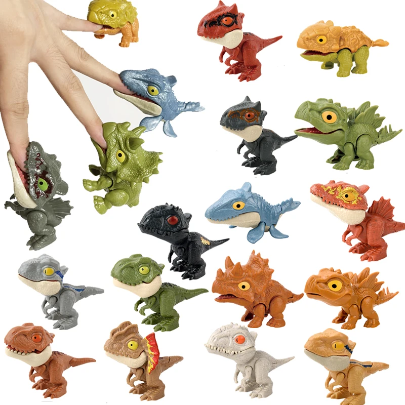 Tirachinas Dinosaurio De Dedo – 8 Figuras Elásticas De Goma, Juguete Antiestrés Para Niños Y Adultos, Ideal Para Viajes Y Regalos De Cumpleaños