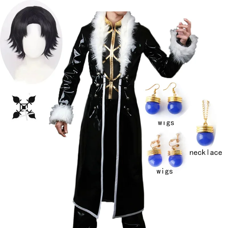 

Kostum Cosplay Hunter X Hunter, chromlo Lucilfer Kulolo, kostum Cosplay