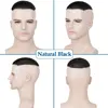 5x7/6x8 Short Buzz Cut Hair Men Toupee Thin Skin PU Human Hair System for Men Replacement Systems Men's Capillary Prothesis 3