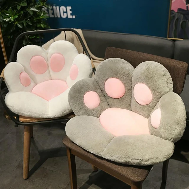 Cat Paw Cushion Comfy Kawaii Chair Cushion Bear Paw Lazy Sofa