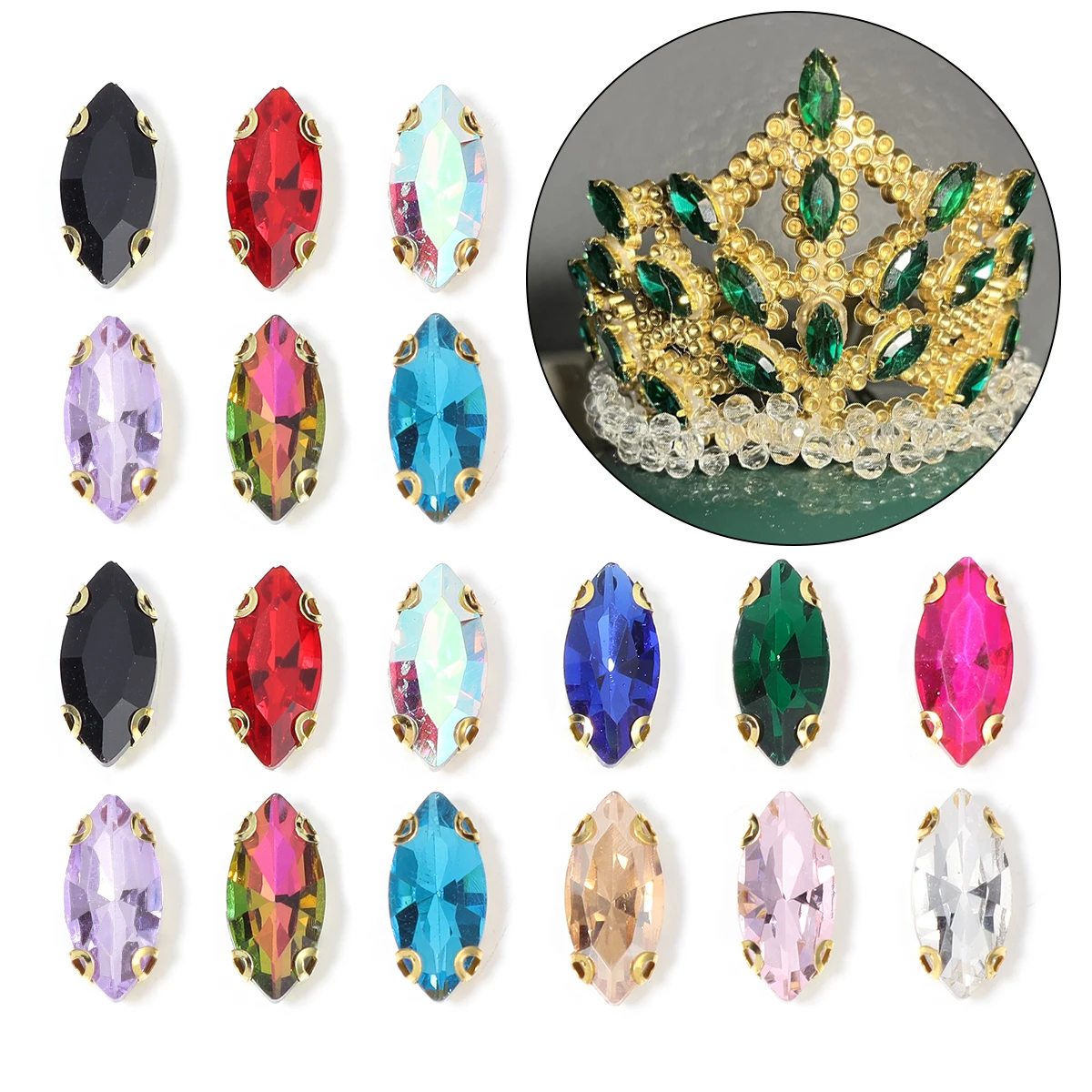 Cristales Para Bisuteria 500 Piezas De Diamantes De Imitaciu00f3n