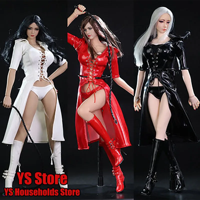 

3 Colors JO21X-24 1/6 Female Soldier Sexy Delicate Hooded Leather Windbreaker Coat Clothes Accessory For 12" Action Figure Body