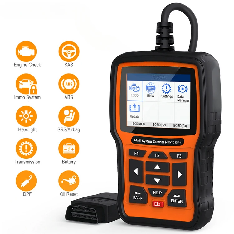 

NT510 Elite Full System OBD2 Scanner OBDII for BMW