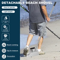 Metal Detecting Scoop Practical Long Handle Sand Scoop with Grip Versatile Beach Finds Scoop Detector Sand Scoop for Outdoor 2