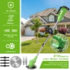 6.0Ah 25000RPM Electric Cordless Brush Cutter With 3Types Blades Stringless Weed Eater Electric Weed Trimmer Lawn Garden Pruning 4