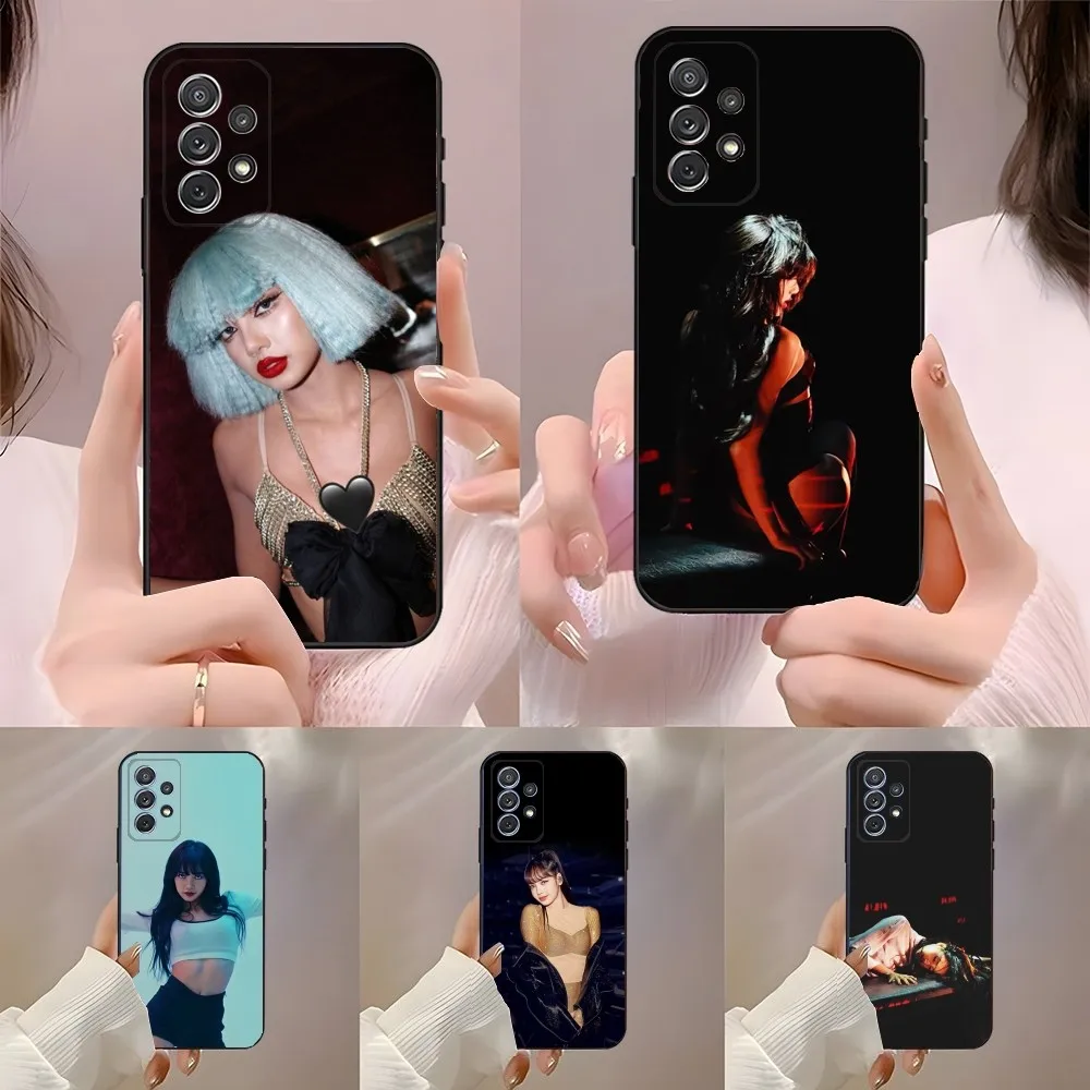 B-Blackpink L-Lisas Crazyhorse Custodia Per Telefono Per Samsunga 91,80,73,72,71,70,53,52,51,42,41,40,32,31,30,22,21,20,13 S 4G 5G Soft