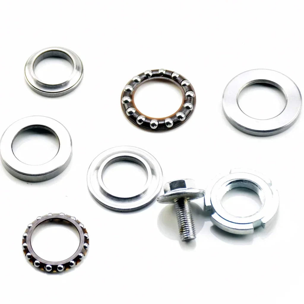 Bolts Steering Head Stem Taper Bearings For SUZUKI GN125 Motorcycle Spare Parts