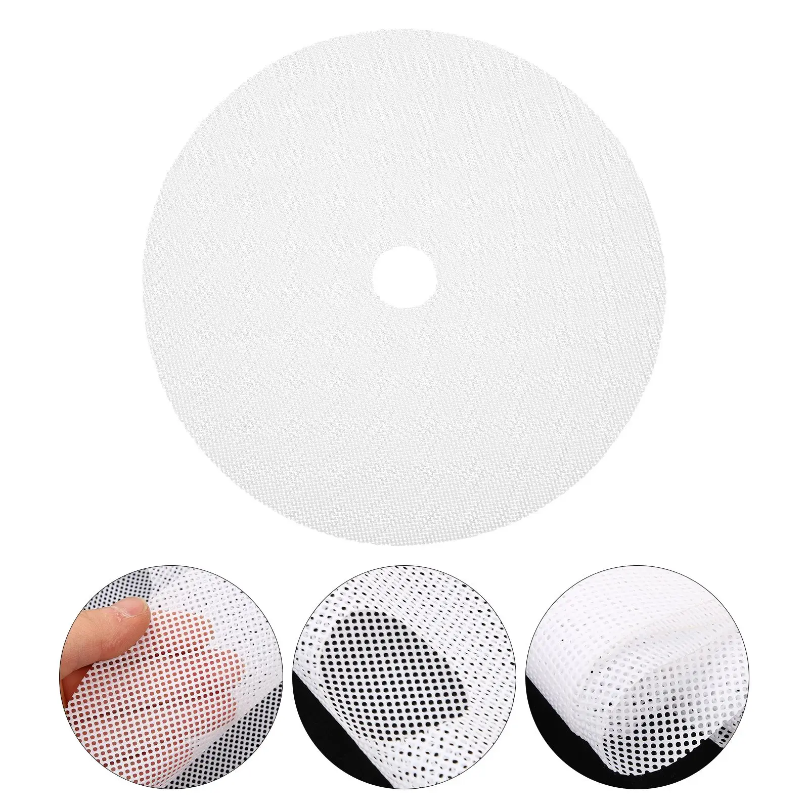 3pcs Round Food Dryer Dehydrator Mat Silicone Dehydrator Sheets Food Dryer Mats Fruit Drying Liners Reusable Freeze Mat