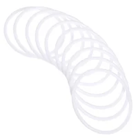 10pcs Plastic Dream Catcher Dreamcatcher Ring Macrame Craft Hoop DIY Wedding Wind Chime Hanging Decorations Accessory 6-20CM 1