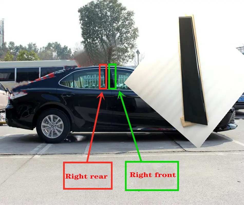 

Apply to 18-21 new Camry Outer trim panel of middle column One original price