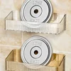 Wall Mounted Cosmetics Storage Rack No Hole Required Plastic Corner Wall Shelf Organizer Bathroom Accessories 6