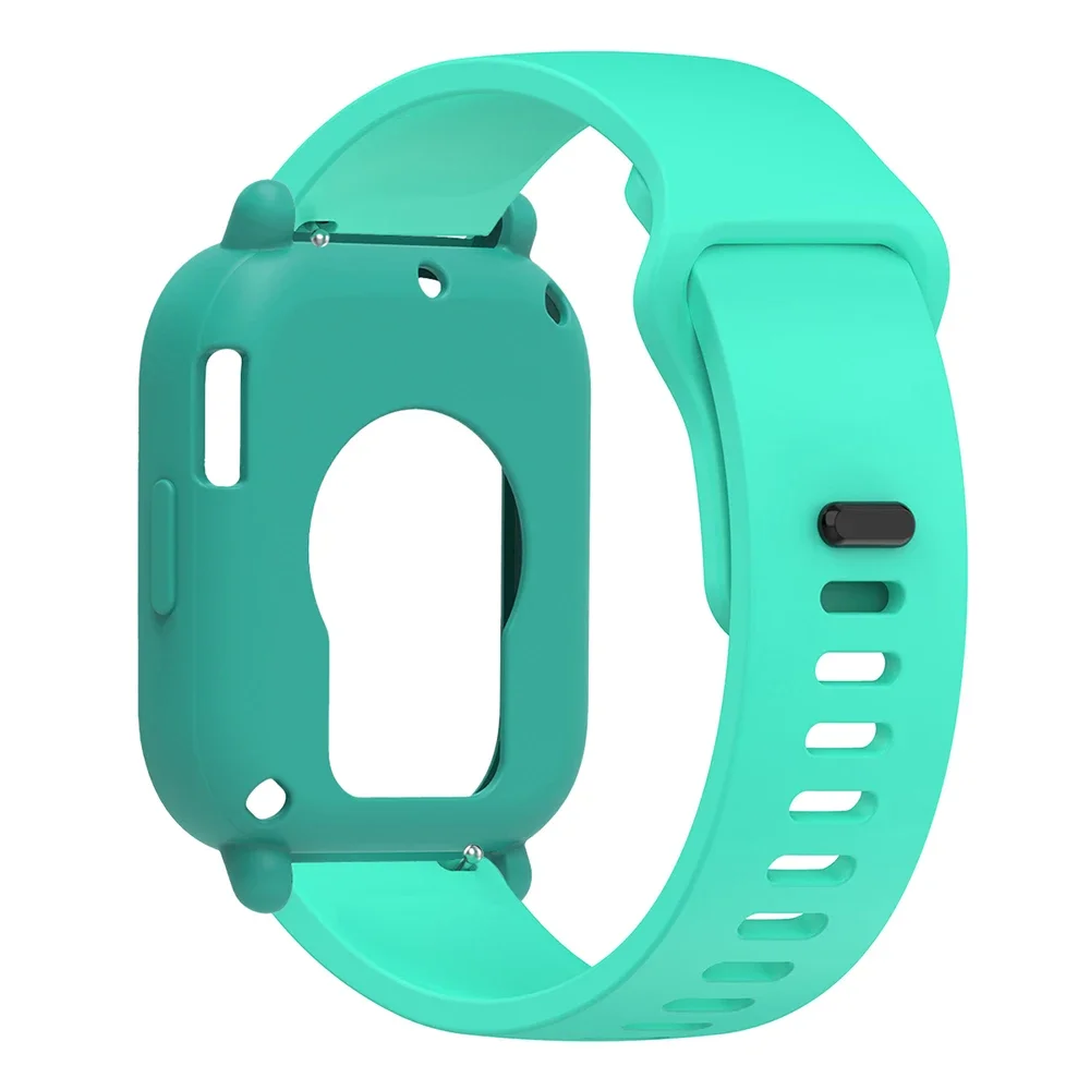 Silicone Strap and Protective Bumper for Smartwatch - Replacement Bracelet Belt