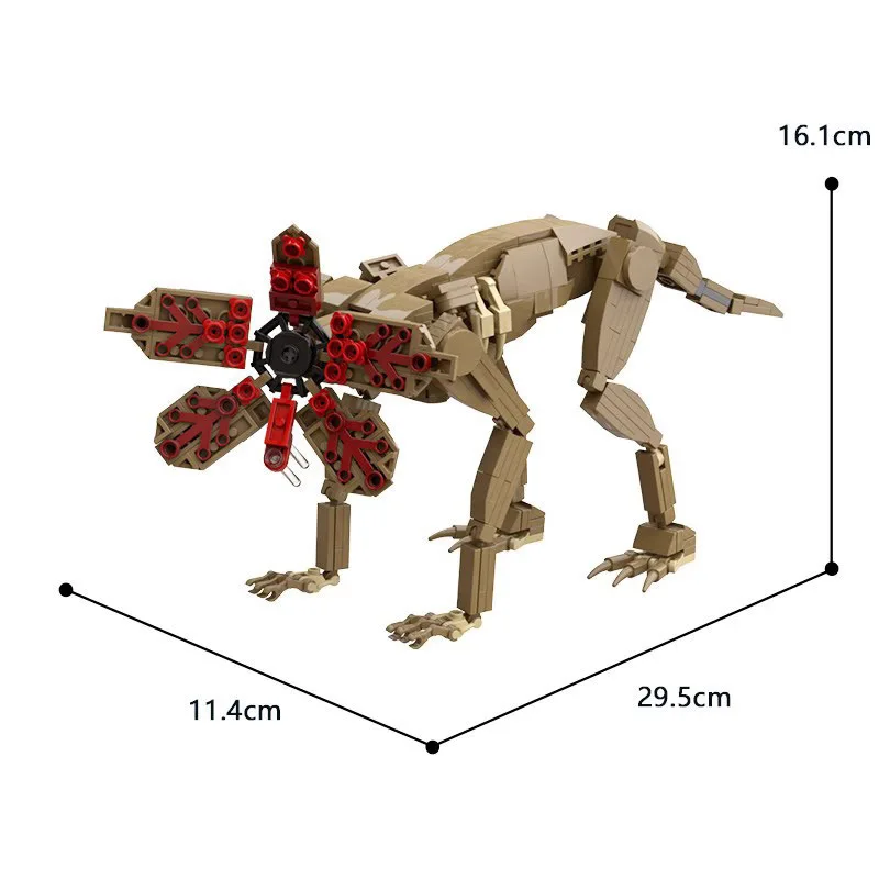 Hot Demodog Orchid Monster Building Blocks Kit For Strangered Things Vecna Clock Figures Eleven Van Bricks Model Toys Kid Gift