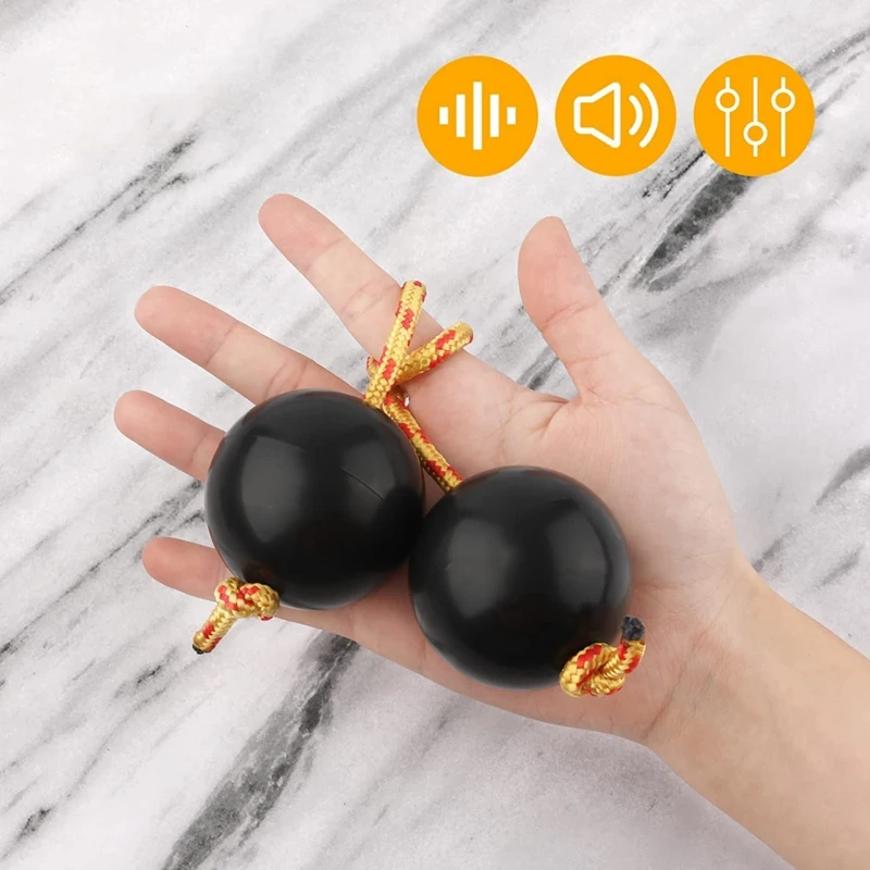 2 Pairs Kashaka Aslatua Shaker Aslatuas Rhythm Balls Aslatuas Instrument Rhythmic Ball