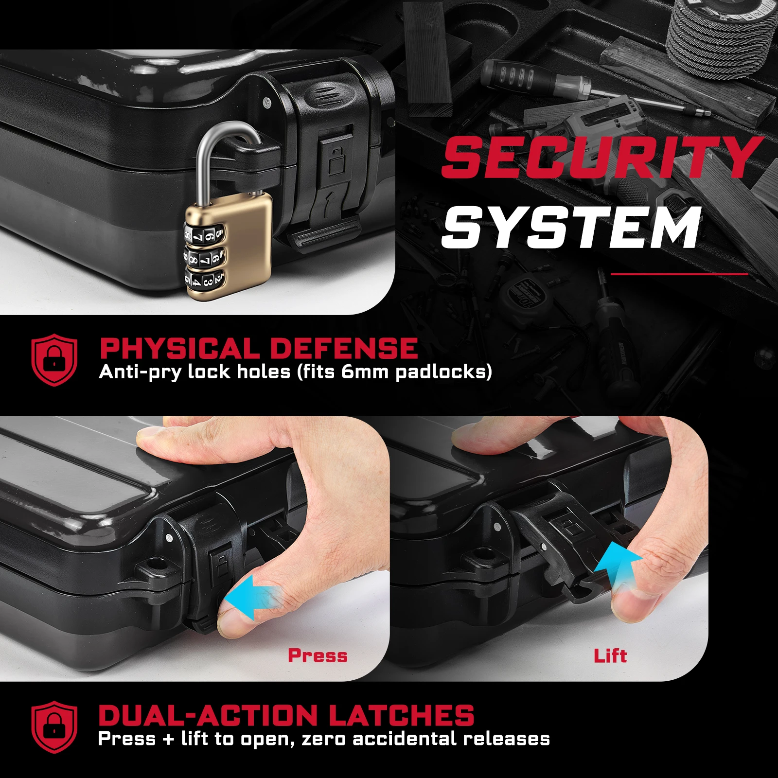 مجموعة أدوات Geinxurn 39 قطعة معبأة مع كماشة مضخة...