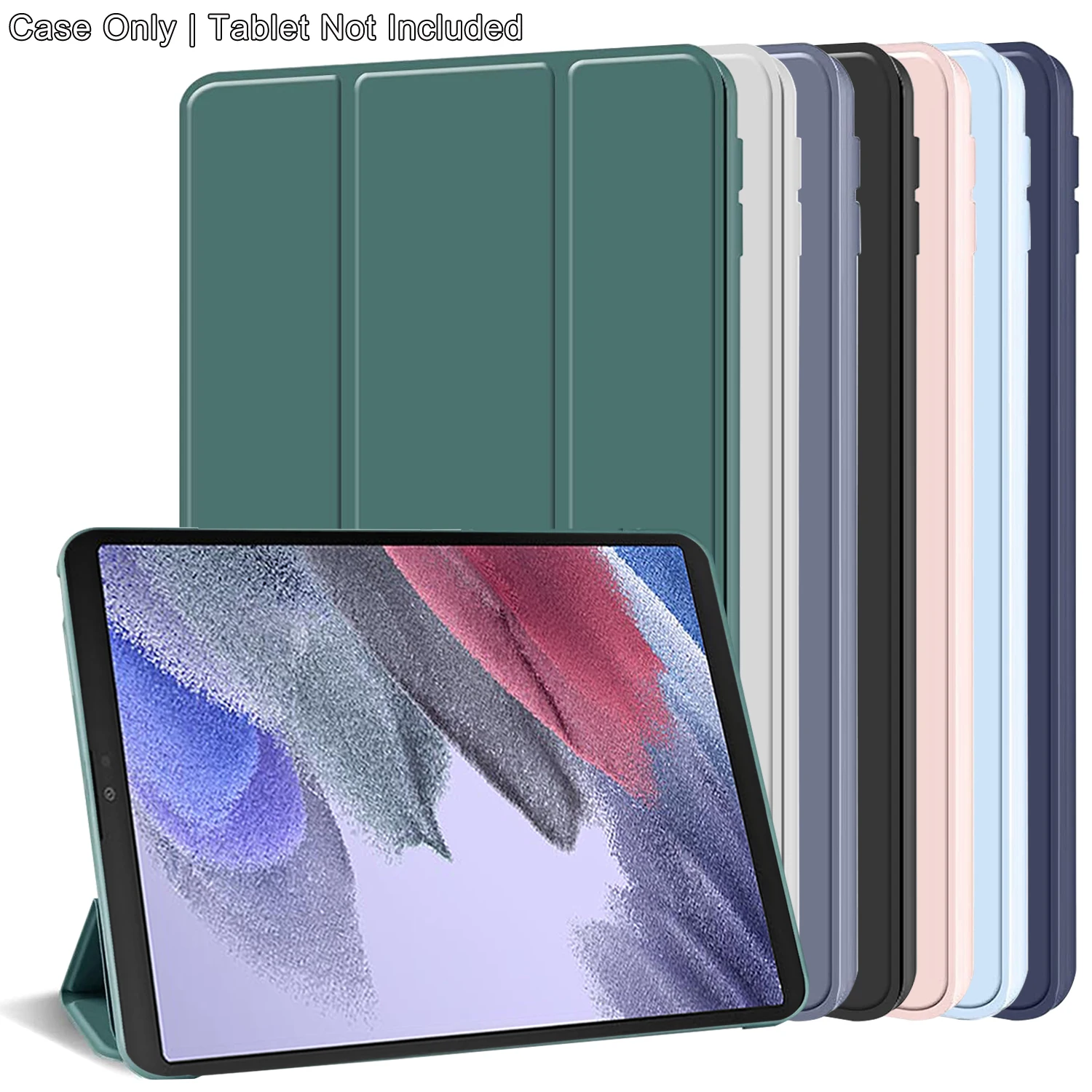 Tri-fold Flip Case Magnetic Stand PU Leather Protective Cover