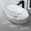 Bathroom Sink 24'' X 16'' Modern Above Counter Countertop Bathroom Vessel Sink Oval Sinks Furniture Fixture Home Improvement 5