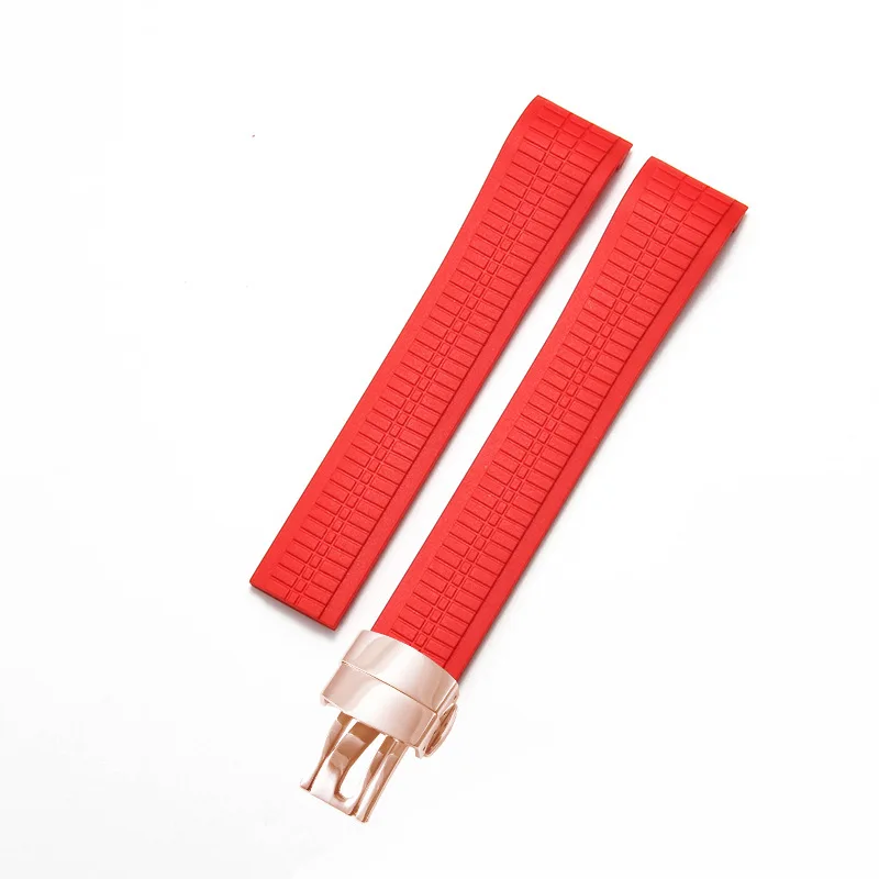 Premium Rubber Watch Strap for Luxury Timepieces – 21mm