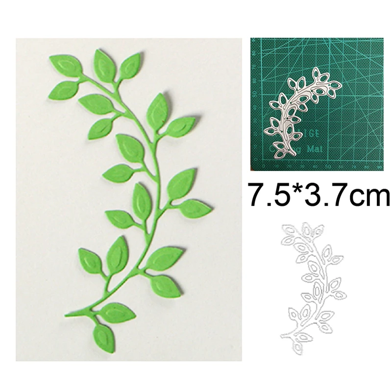 Pochoir De Découpe Métal En Forme De Feuille De Ginkgo - Pour Scrapbooking Et Artisanat