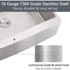 33 Inch Farmhouse Sink 16 Gauge Stainless Steel Workstation Ledge Deep Single Bowl Farm Sink with Accessories 5