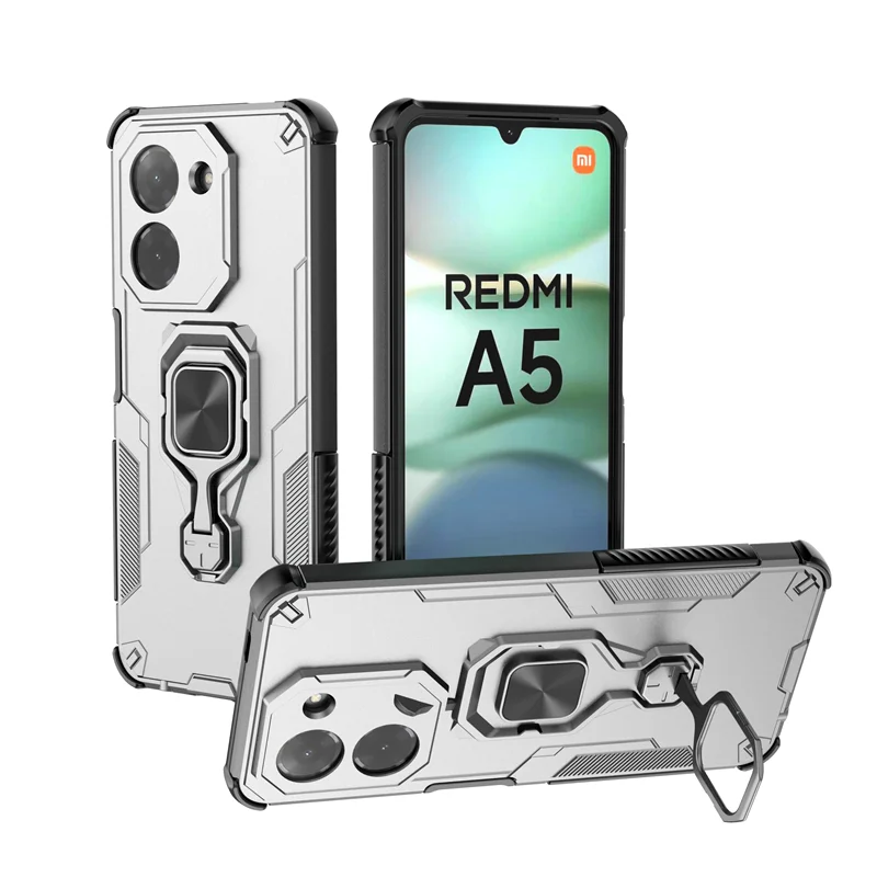 Shockproof Armor Case with Car Magnetic Holder Ring and Camera Protection