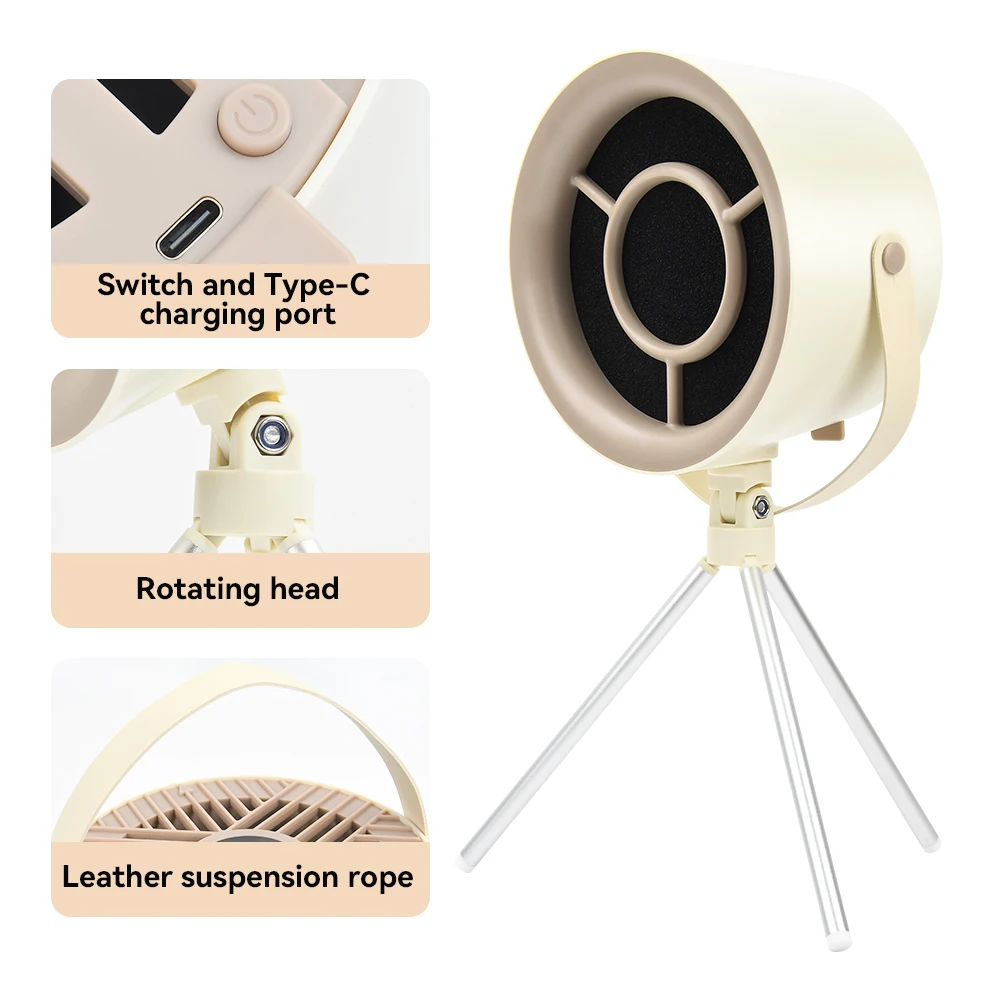 Portable Exhaust Fan Small Kitchen Hood Extractor Barbecue USB Supply Desktop Range Hoods Mini Suction Cooker Hood