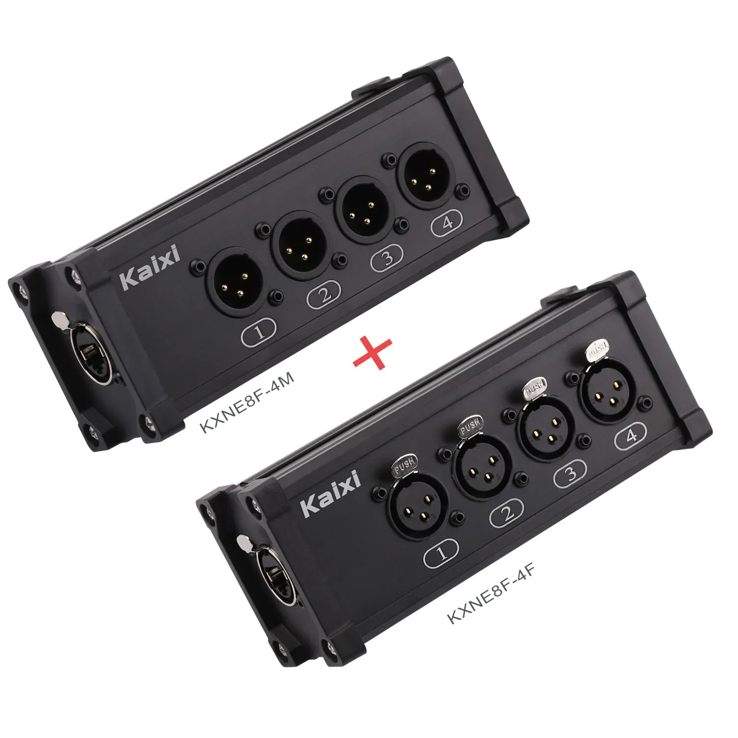 XLR Audio Snake 4 Channel 3 Pin Multi Network Breakout for Stage and Recording Studio Female&Male Cable Stage Audio NE8F-S4M xlr cable