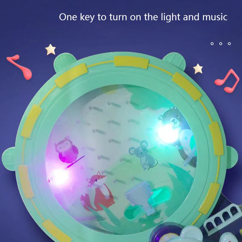Pick Up Bean Ball Game Machine Pick Up Bead Parent-Child Interactive Puzzle Electric Villa House Boy and Girl Toys Gift 4