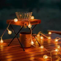 LED Light String – PVC Material, Christmas Decoration, Outdoor Camping Tent Canopy Light, Long Battery Life, Waterproof & Energy 3