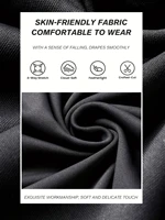 High Waist Booty Lifting Wideleg Women Casual Work Pants Comfortable Stretchy Fabric Elegant Commuter Style Wide Leg Trousers - Image 6