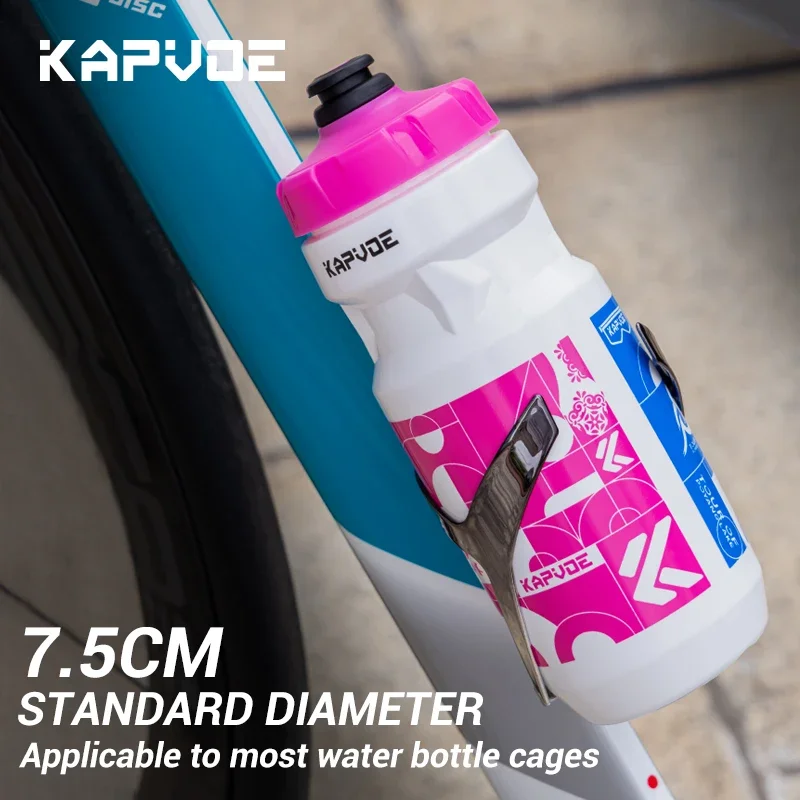 Kapvoe Water Bottle Bike Cycling Water Bottle Bicycle  Bottle 610ML MTB Road Bike Cup Sports Plastic Portable Large Capacity