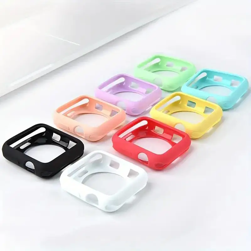 Cover for Apple Watch case 44MM 40MM 38MM 42MM 41MM 45MM Soft TPU Cover screen Protector Apple watch Series 9 8 7 6/5/4/3/2/SE 4 Cover for Apple Watch case 44MM 40MM 38MM 42MM 41MM 45MM Soft TPU Cover screen Protector Apple watch Series 9 8 7 6/5/4/3/2/SE – Bild 4