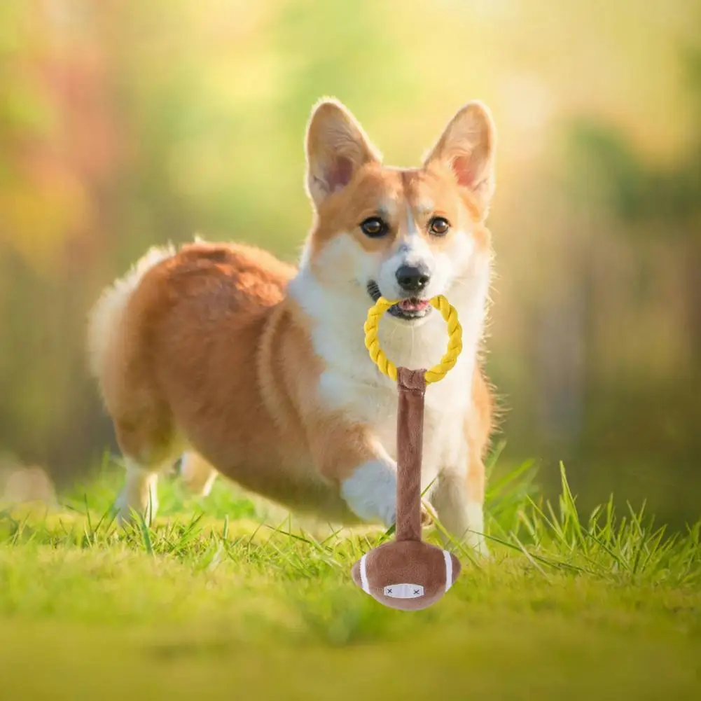 

Прочная веревка для домашних животных, игрушка для жевания собак с пищалкой, прочная веревка, игрушка для зубной жвачки, массажная тренировочная игрушка для домашних животных, устойчивая к укусам для собак