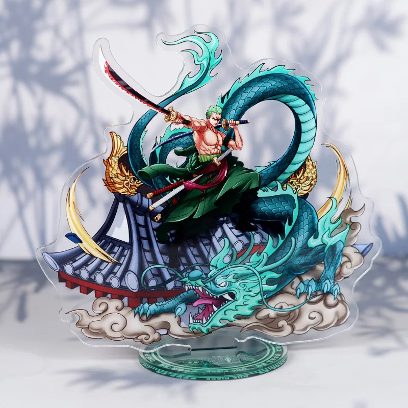 

10cm One Piece Anime Peripheral Acrylic Display Toy Zoro Gear 5 Luffy Ace Sanji Cartoon Ornament Room Decora Desk Gift Toys