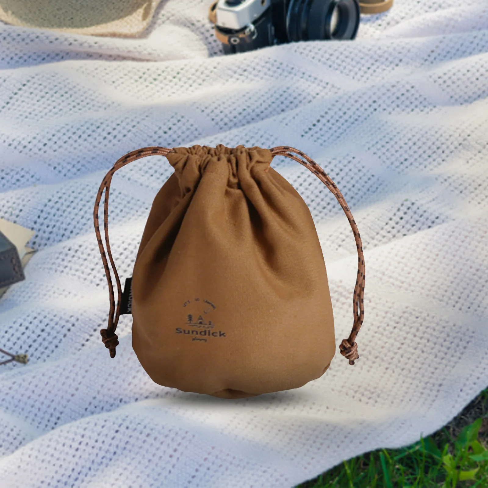 Picnic Cutlery Pouches Portable Canvas Daily Necessities Organizer Bags Ultralight Waterproof Hiking Accessories