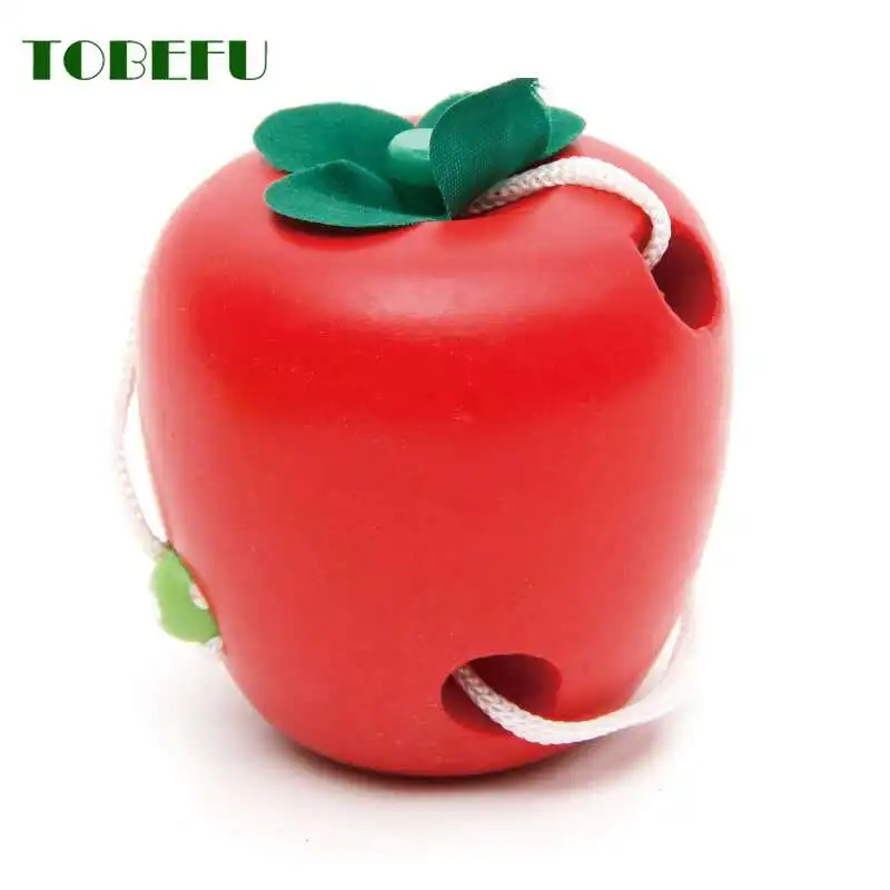 Kids Montessori Toy Worm Eat Fruit Wooden Puzzle Toy Fingers Flexible Training Twisting Worm Educational Toys For Children Gifts 5