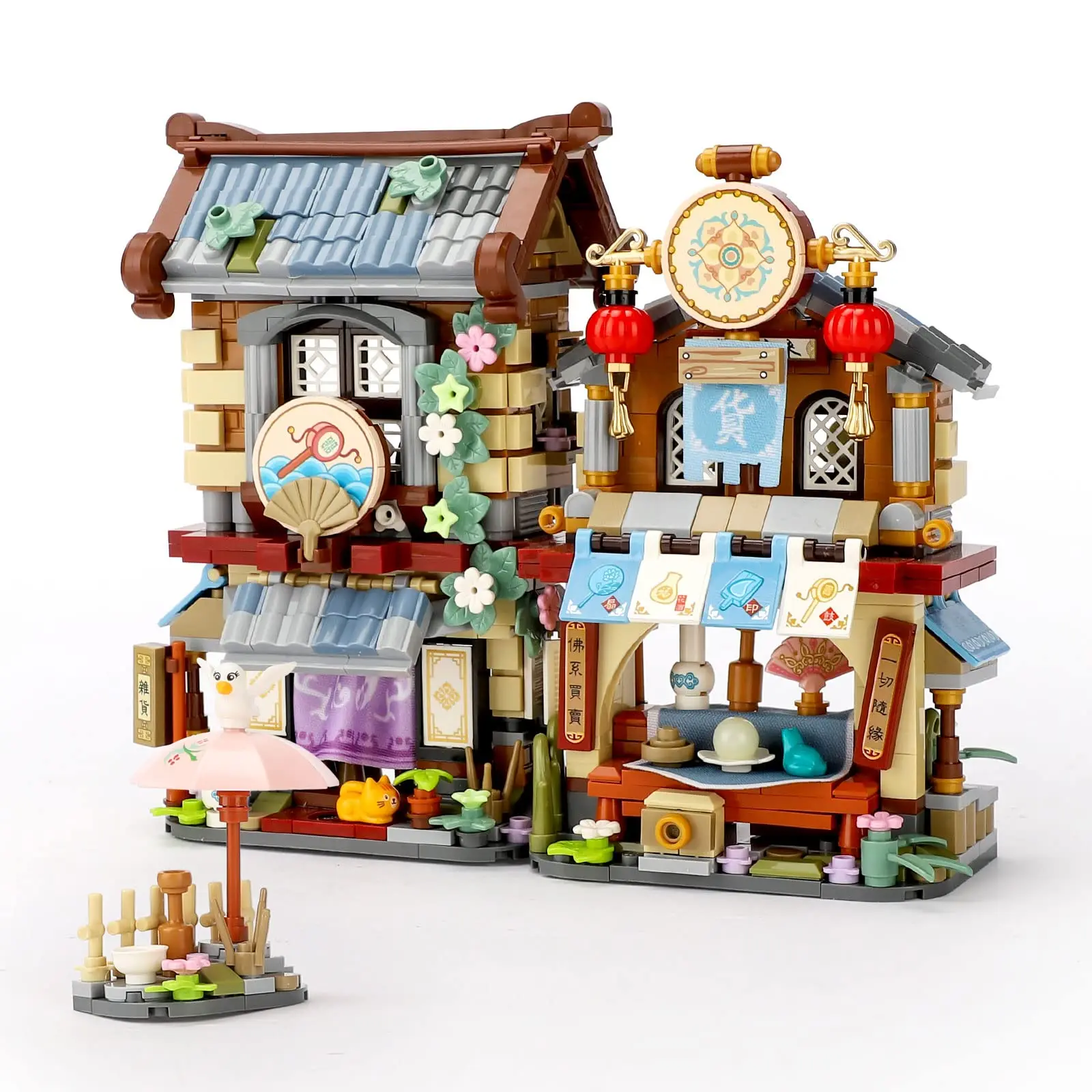 HIGH GODO City Street View Divination Shop Building Set,MOC Creative Store Model DIY Toys Set,Unique Home Decor, 472 PCS Ideas Birthday Holidays Toy Gift Adults Teens 14 - View #5