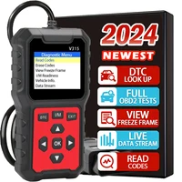 Obd2 Car Diagnostic Scanner with Voltage Tester - Engine Fault Code Reader for All Vehicles after 1996