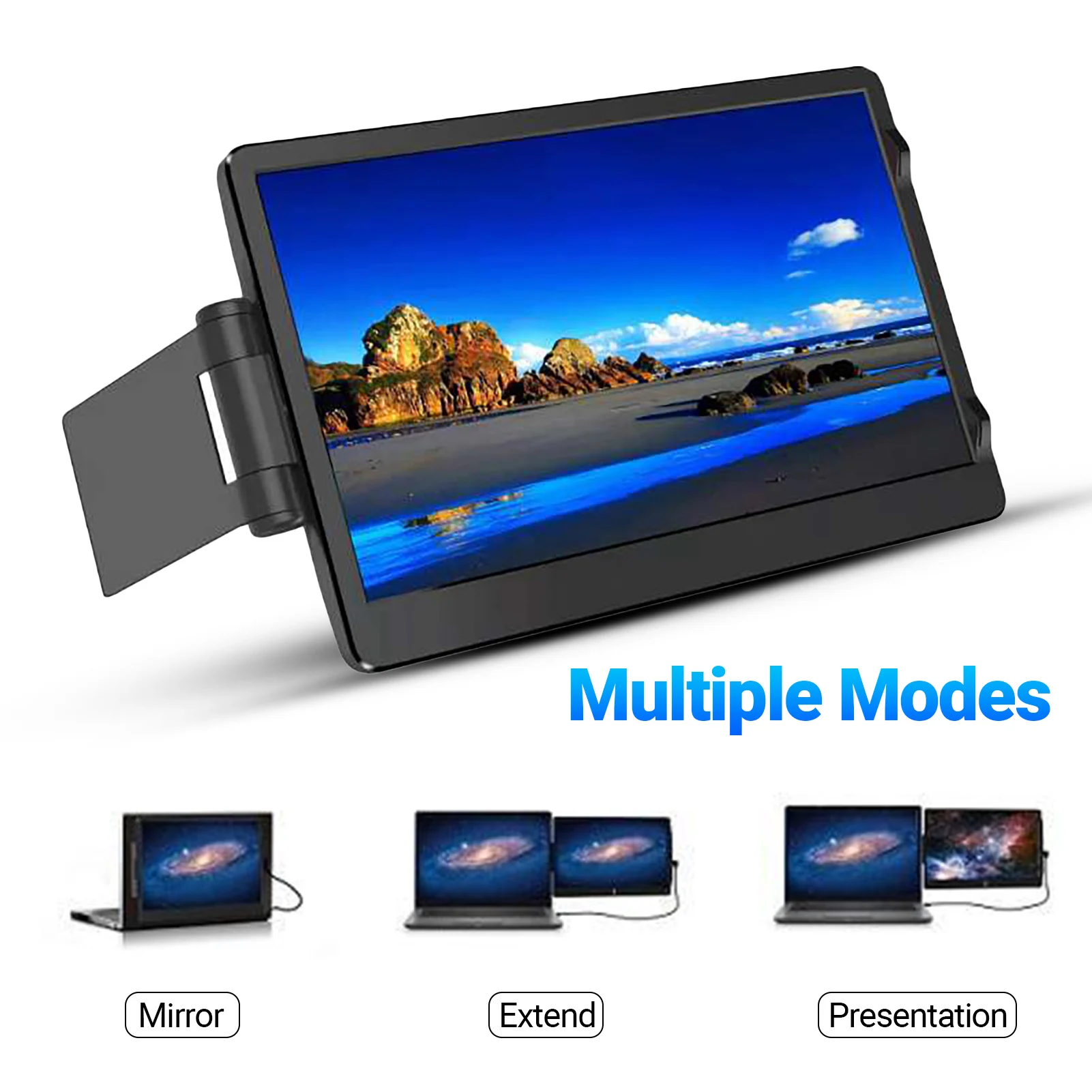 Pantalla de expansión EM116 para ordenador portátil, Monitor de juegos de 11,6 pulgadas, USB-C portátil