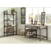Computer Desks,Weathered Oak and Antique Silver 3-Drawer Writing DeskThe Three Drawers Provide Ample Storage,Office Desks 4