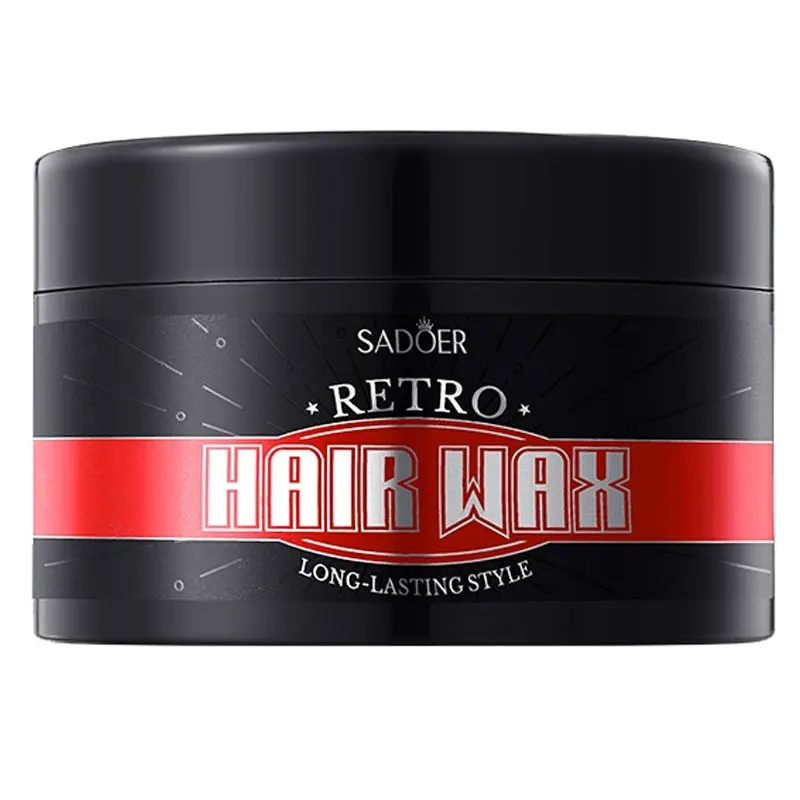 Retro Hair Wax with Strong Styling and Natural Fluffy Hair Mud Gel Cream Non-Greasy Style for Men Women Broken Artifact