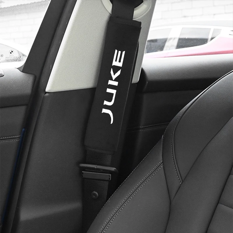 2개 부드럽고 편안한 자동차 안전벨트 쿠션 자동차 어깨 패드 안전벨트 닛산 주크 F15 F16 2010-2014 2015-2021용