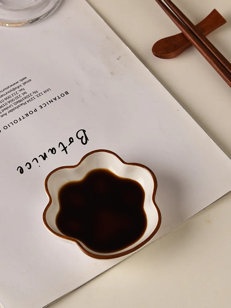 Cute Cat Paw Ceramic Dish