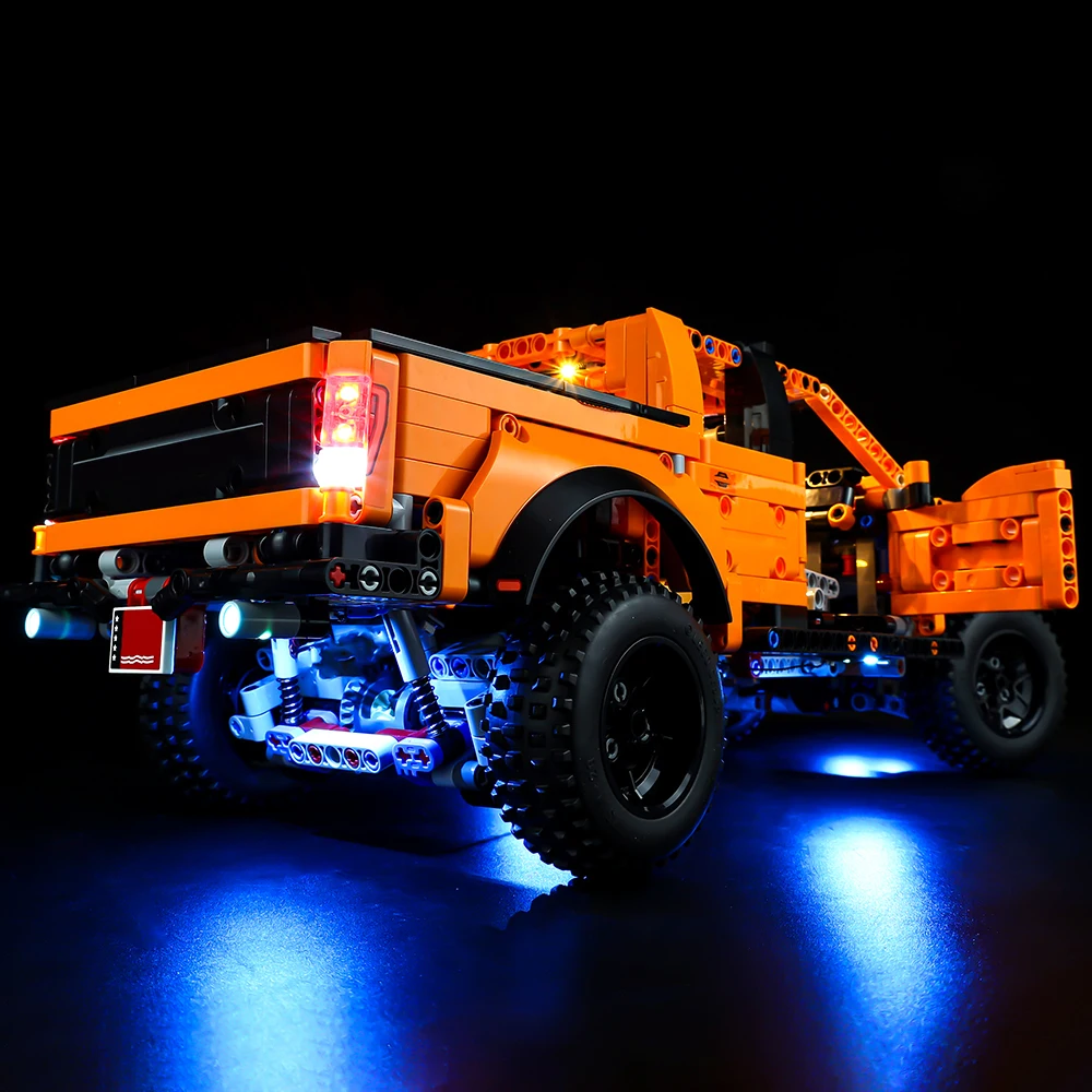 Led Light Kit Building Blocks F-150 Raptor Pickup Car For LEGO Technical 42126(Only Light Kit Included)