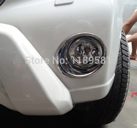 

Для Toyota Prado FJ150 2014 2015 2016 ABS, Хромированная передняя противотуманная лампа, крышка, отделка, новые автомобильные аксессуары, наклейки